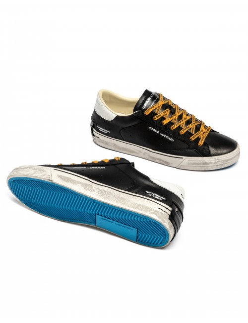 scarpe crime london UOMO NERE - DISTRESSED 2.0 - 11074AA8.20 vista dettaglio 2