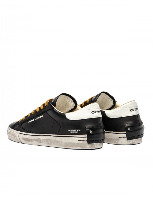 scarpe crime london UOMO NERE - DISTRESSED 2.0 - 11074AA8.20 vista posteriore