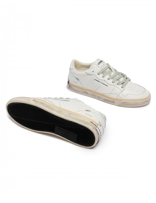 scarpe crime london UOMO BIANCHE - PLAYOFF - 19500PP8.10 vista dettaglio
