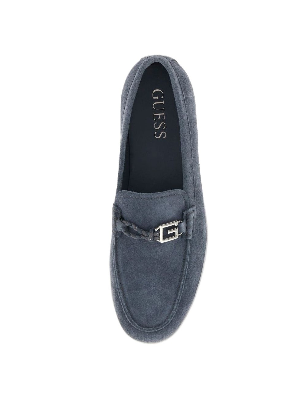 mocassini guess UOMO BLUE - FMJHEASUE14 vista superiore