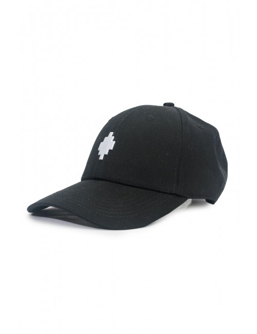 cappello marcelo burlon county of milan UNISEX 110/91 NERO-BIANCO - COMAS260480 vista laterale