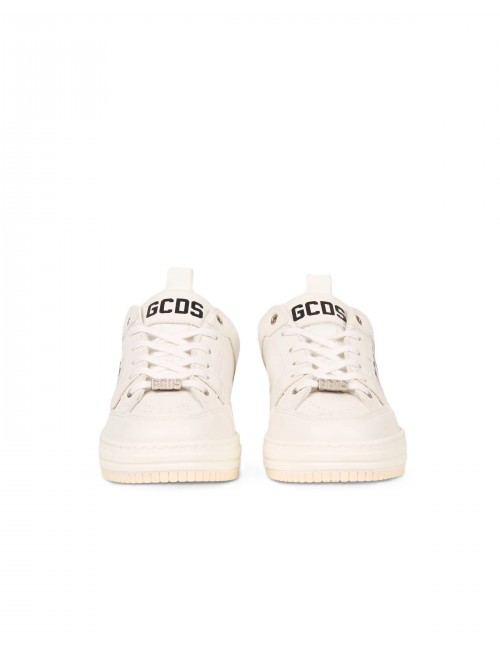 scarpe gcds UOMO WHITE-BLACK - GCU1135 034 vista frontale 2