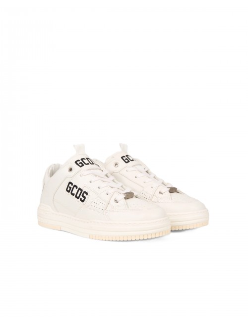 scarpe gcds UOMO WHITE-BLACK - GCU1135 034 vista frontale