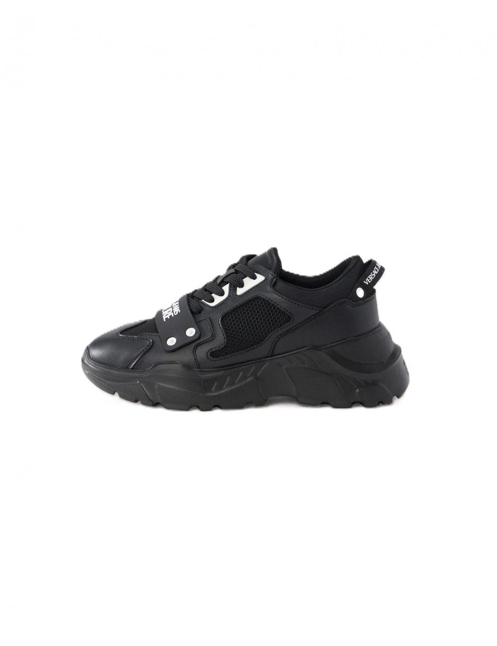 scarpe versace UOMO NERE 899 - 80YA3SC4 vista laterale 2