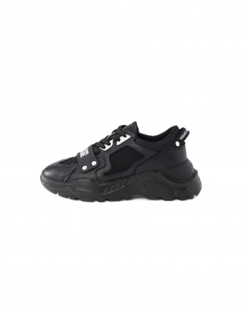 scarpe versace UOMO NERE 899 - 80YA3SC4 vista laterale 2