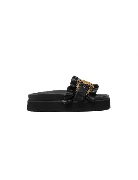ciabatte versace DONNA NERE 899 - 80VA3SM5 vista laterale