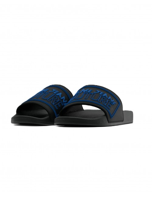 ciabatte versace UOMO NERE 899 - 80YA3SQ3 vista frontale