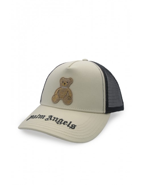 cappello palm angels UNISEX AVORIO - PMLB068S26FAB004 0360 vista laterale
