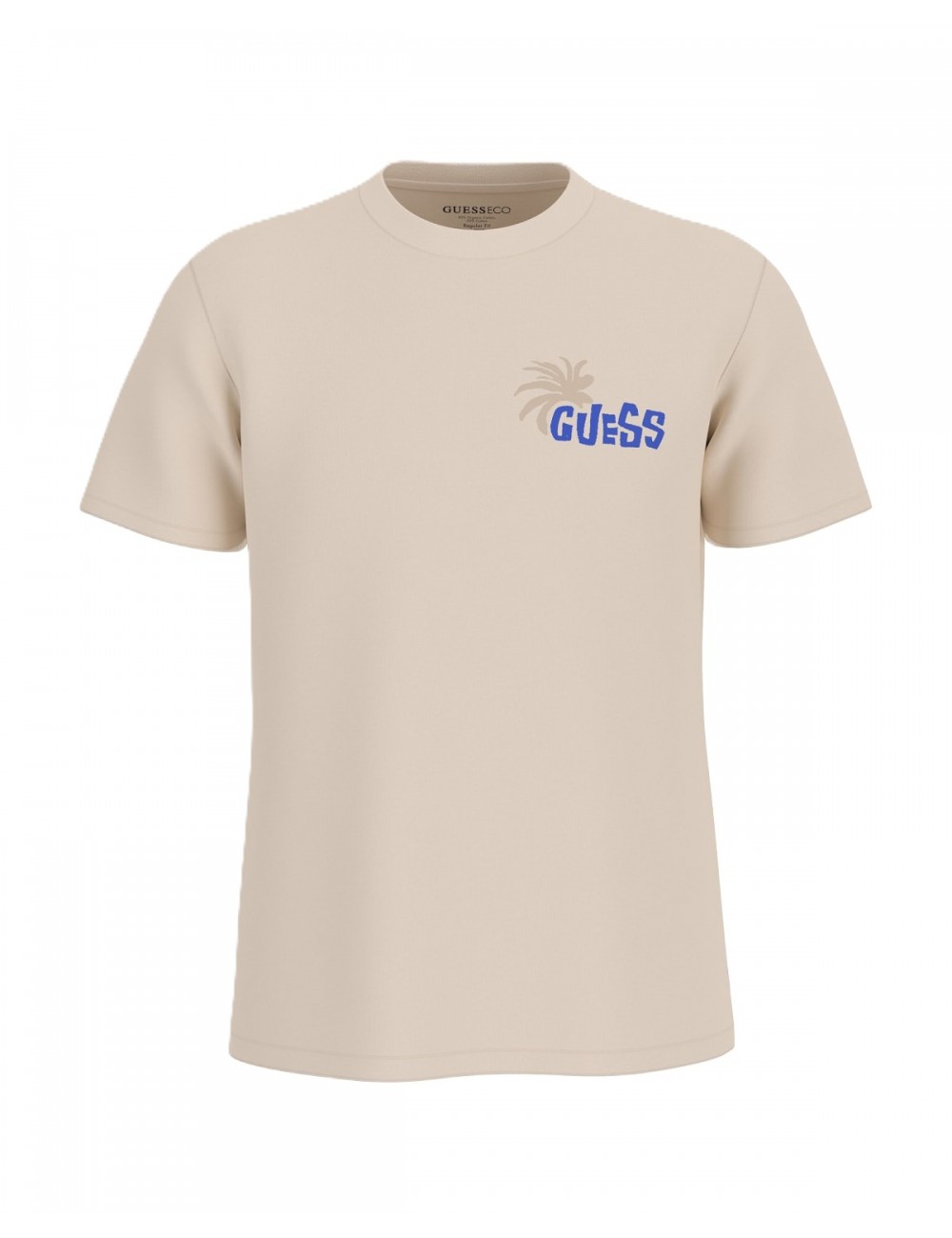 t-shirt guess UOMO BEIGE G1E0 - F6GI07K8FQ4 vista frontale