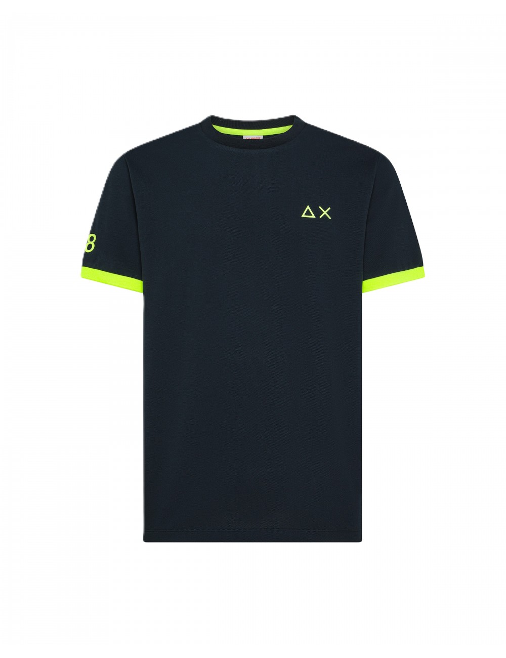 t-shirt sun68 UOMO 07 NAVY BLUE - T36120 vista frontale