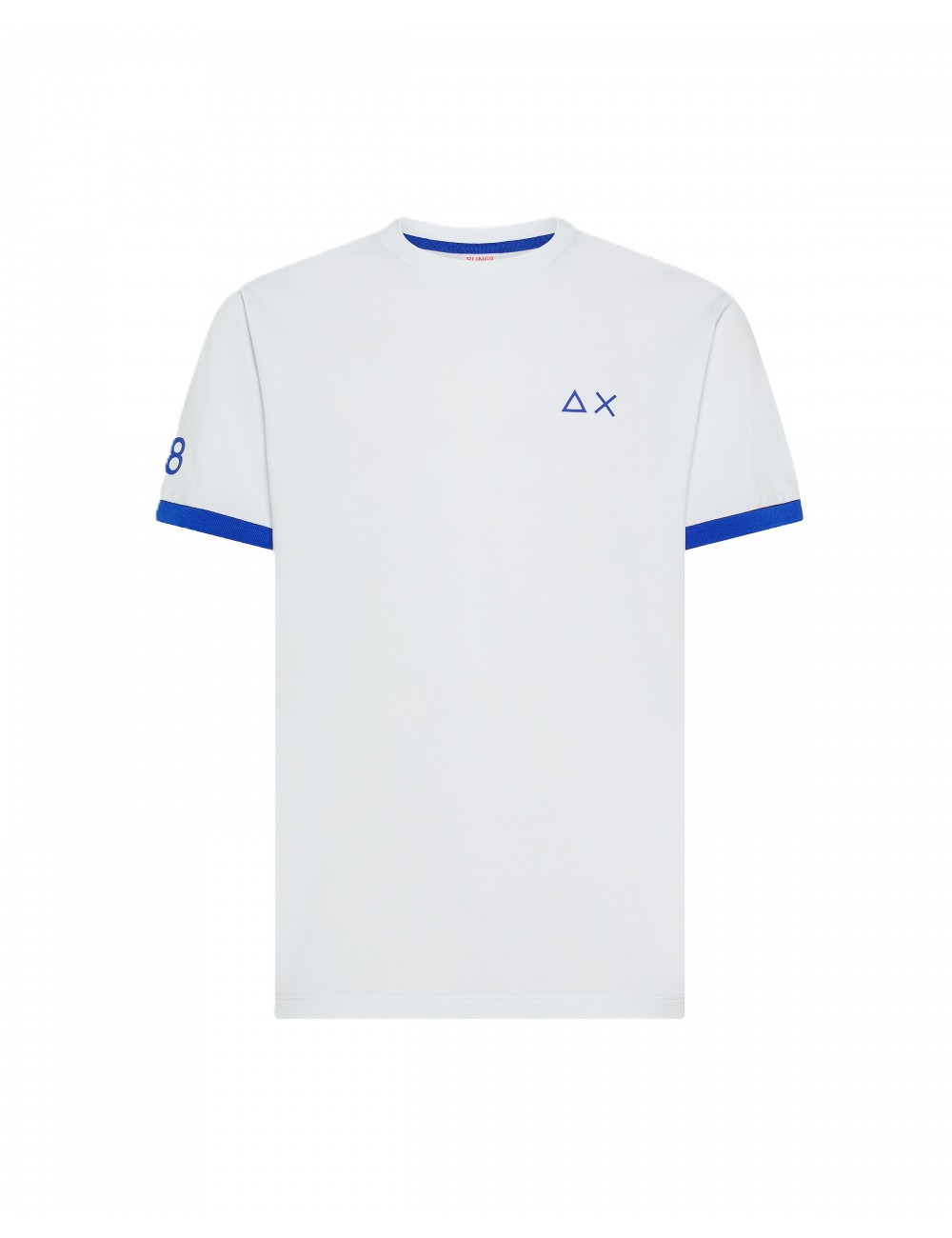 t-shirt sun68 UOMO 01 BIANCA - T36120 vista frontale