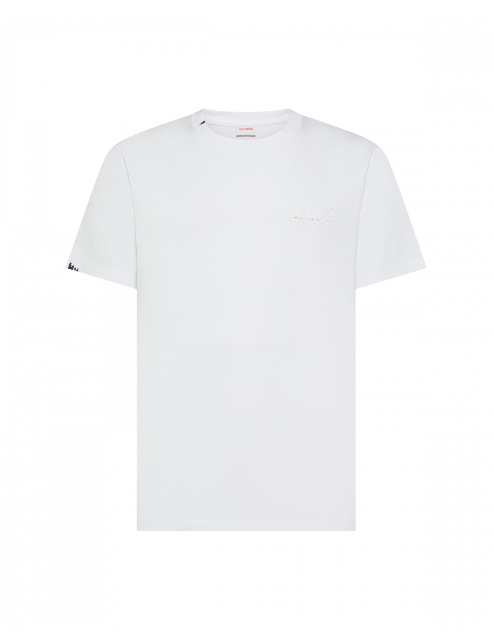 t-shirt sun68 UOMO 01 BIANCA - T36113 vista frontale