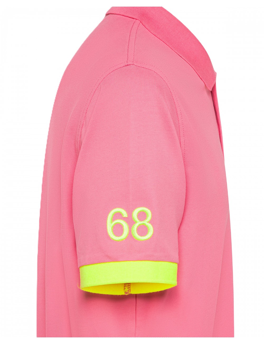 polo sun68 UOMO ROSA 20 FUXIA - A36121 vista frontale