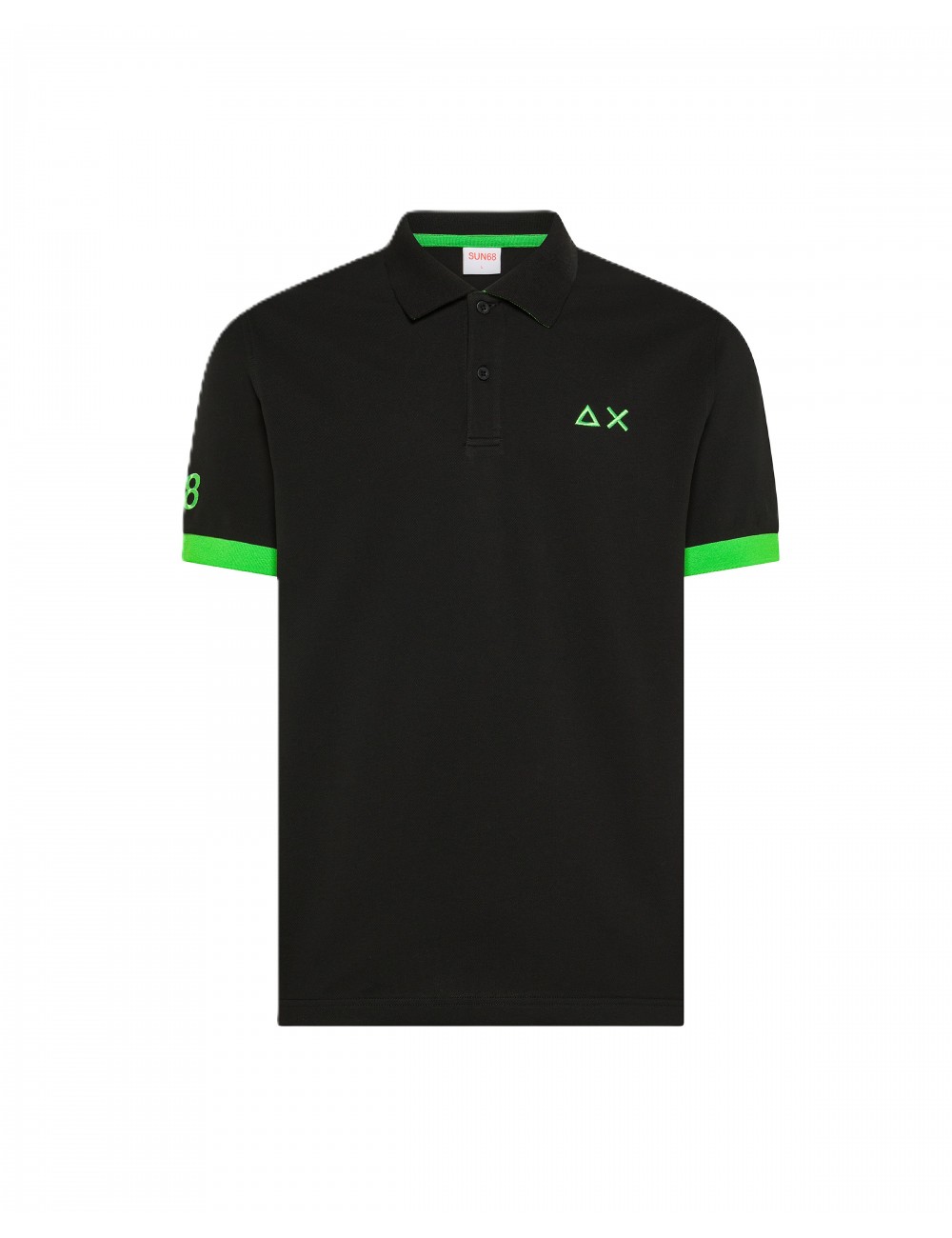 polo sun68 UOMO 11 NERA - A36121 vista frontale