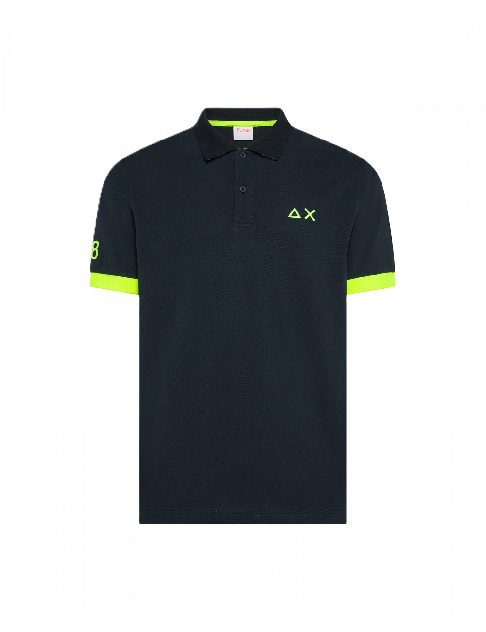 polo sun68 UOMO 07 NAVY BLUE - A36121 vista frontale