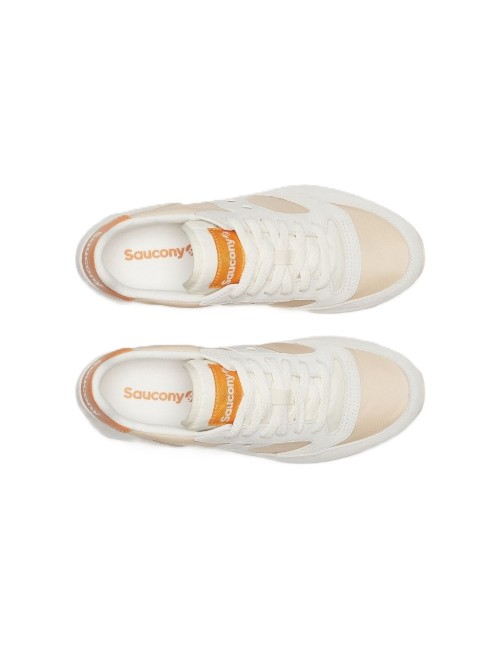 scarpe saucony DONNA ARANCIONE CHIARO IVORY/CREAM - JAZZ TRIPLE - S60530-63 vista superiore