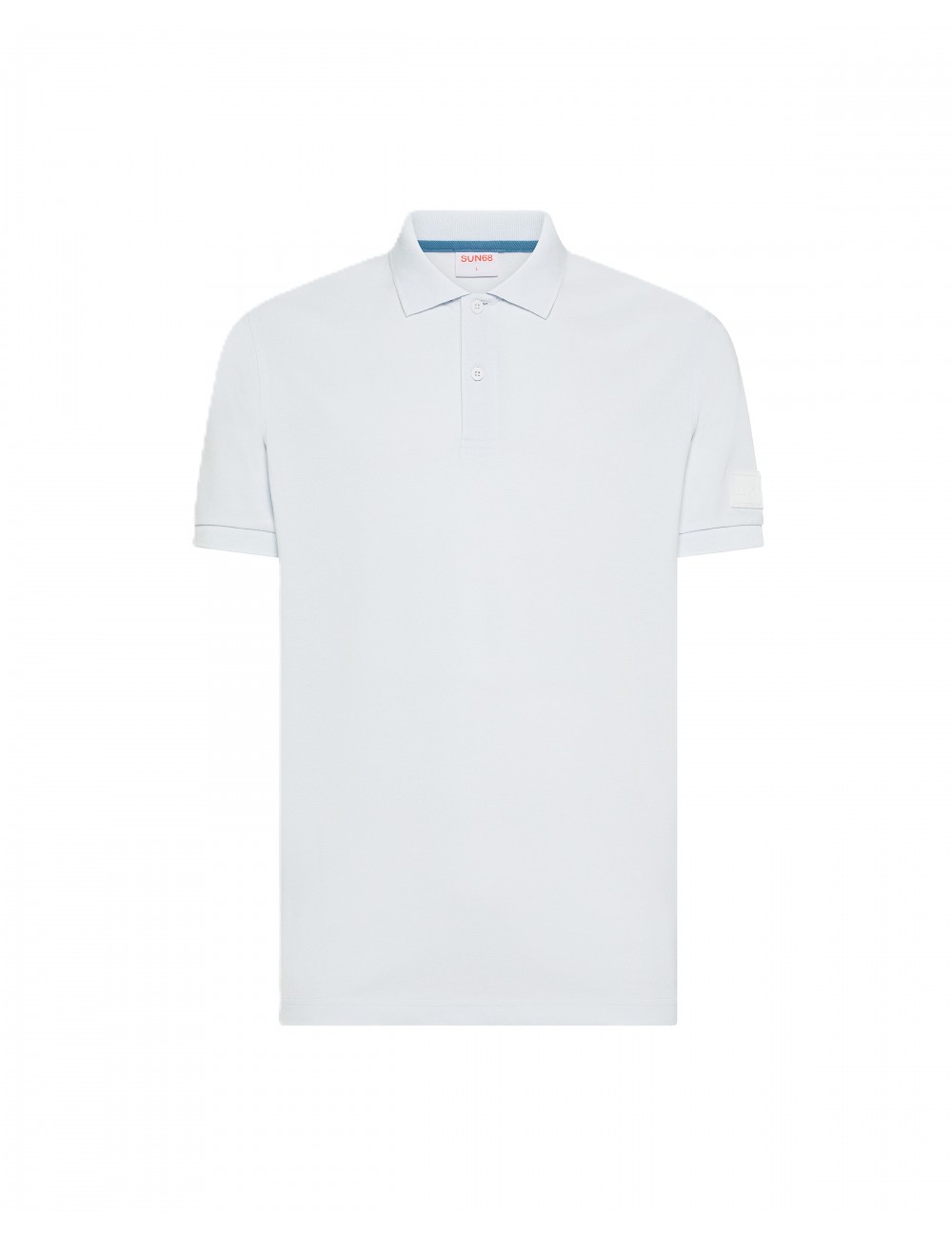 polo sun68 UOMO 01 BIANCA - A36113 vista frontale