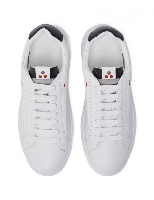 scarpe peuterey UOMO BIANCHE E NERE - QUARTER - PEU5522 vista superiore