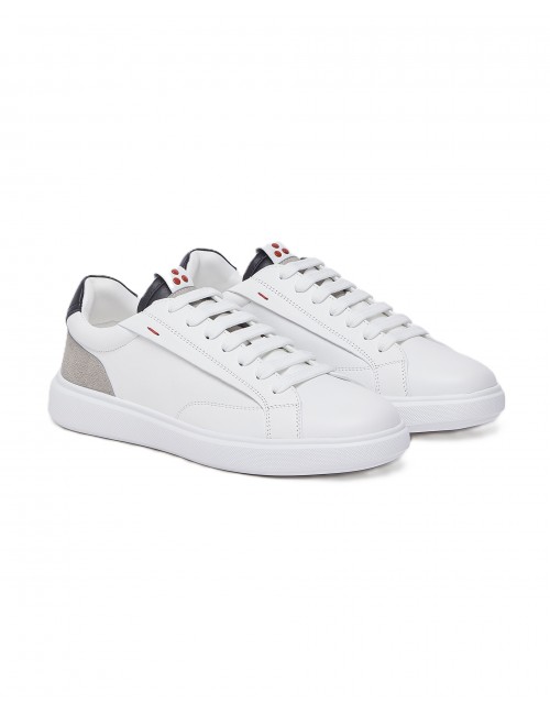 scarpe peuterey UOMO BIANCHE E NERE - QUARTER - PEU5522 vista frontale
