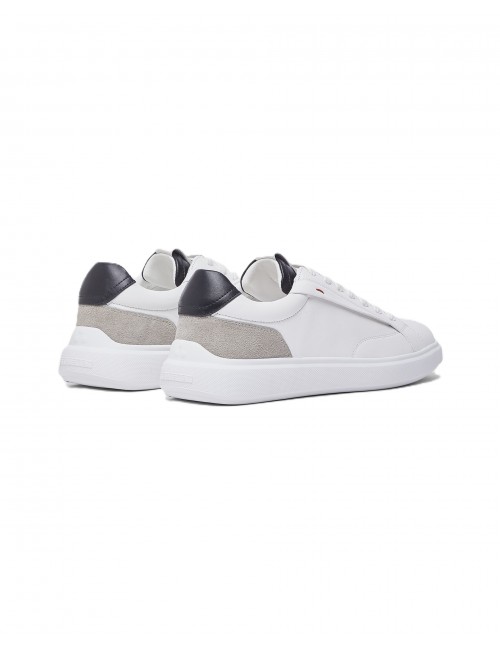 scarpe peuterey UOMO BIANCHE E NERE - QUARTER - PEU5522 vista posteriore