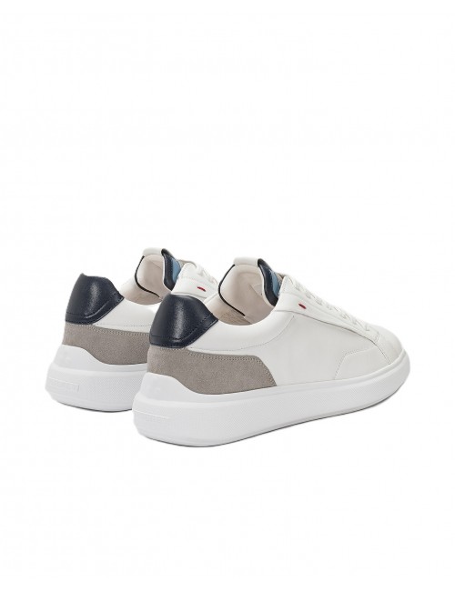 scarpe peuterey UOMO BIANCHE E BLU 197 - QUARTER - PEU5522 vista posteriore