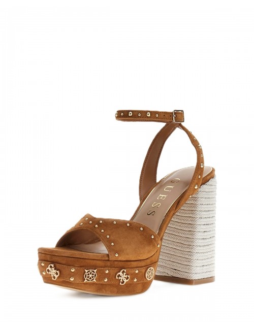 sandali guess DONNA BROWN - FLJV2CSUE03 vista frontale