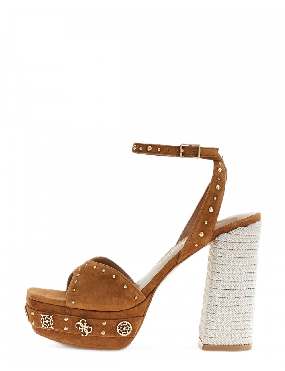 sandali guess DONNA BROWN - FLJV2CSUE03 vista laterale