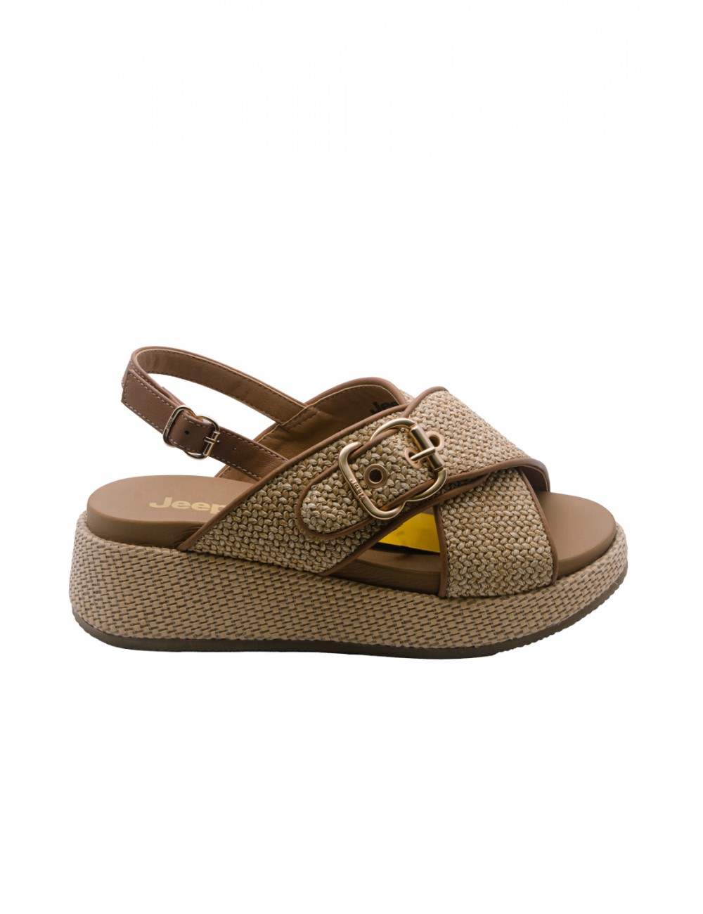 sandali jeep DONNA BEIGE 026 NATURAL - KARINA CROSS - JL61590A vista laterale 2