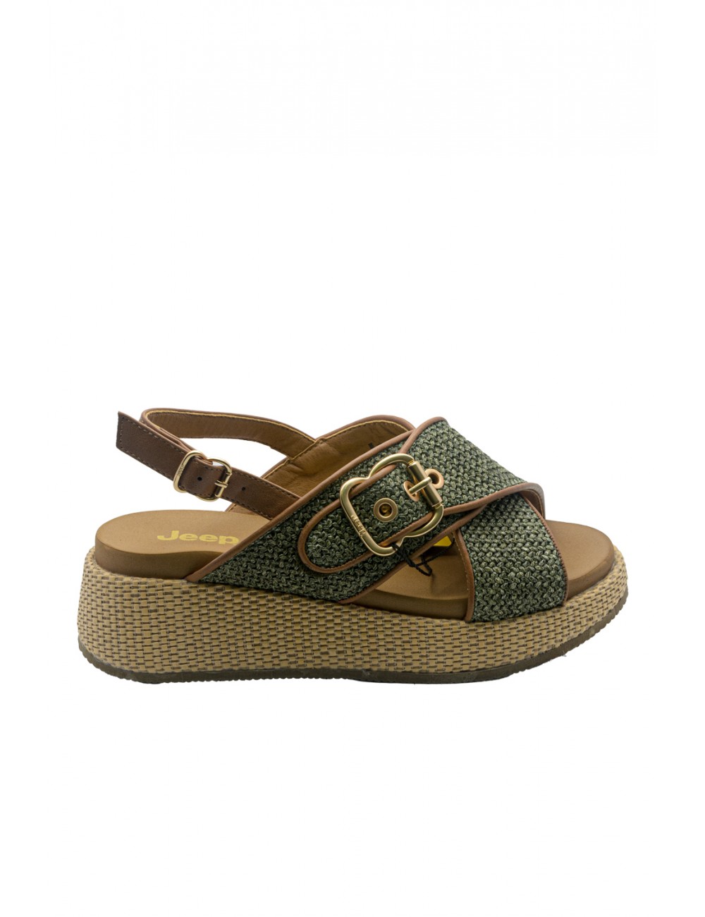 sandali jeep DONNA 020 MILITARY - KARINA CROSS - JL61590A vista laterale 2