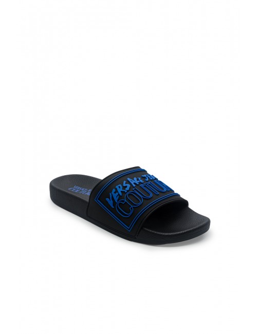ciabatte versace UOMO NERE 899 - 80YA3SQ3 vista frontale