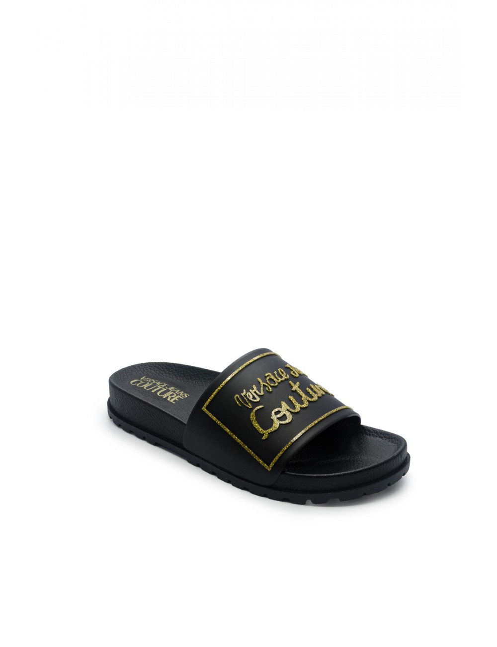 ciabatte versace DONNA NERE 899 - 80VA3SQ2 vista laterale