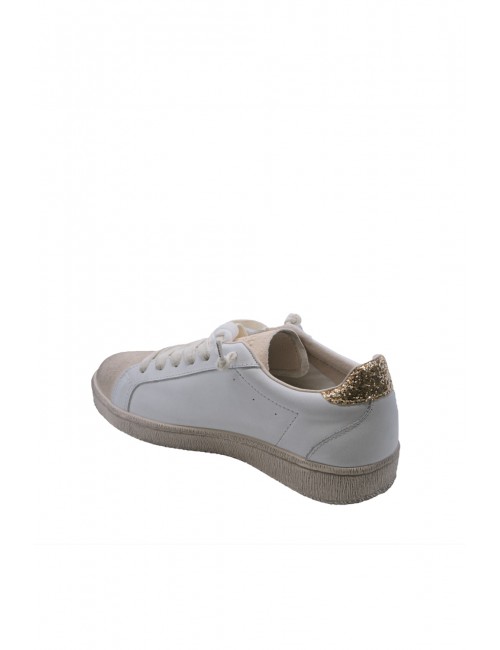 scarpe lotto DONNA WHITE/LIGHT PLATINO/TAPIOCA WHITE - AUTOGRAPH GLITTER W vista posteriore