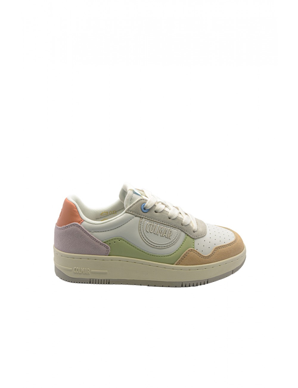 scarpe colmar DONNA WHITE E MULTICOLOR - AUSTIN SWAY 083 vista laterale