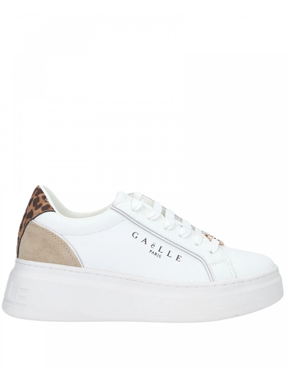 scarpe gaelle paris DONNA BIANCHE - GACAW01621 vista laterale