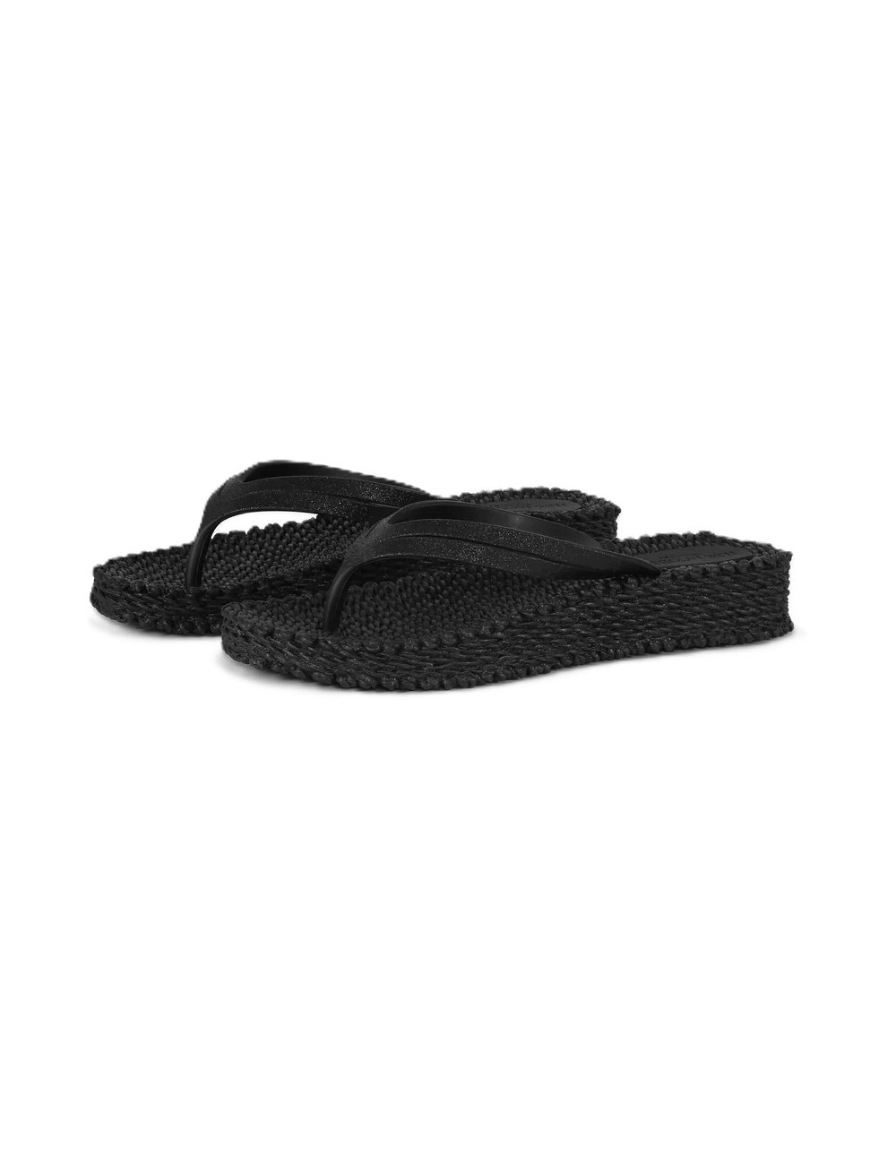 infradito ilse jacobsen DONNA 001 BLACK - CHEERFUL13 vista laterale