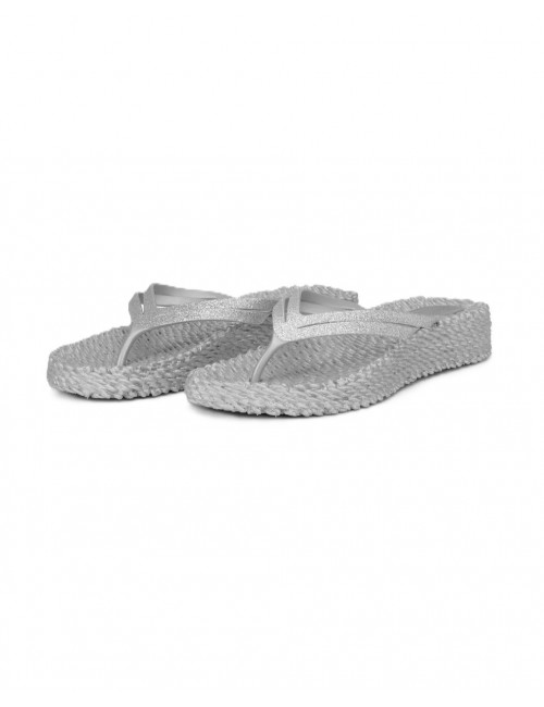 infradito ilse jacobsen DONNA 710 SILVER - CHEERFUL13 vista frontale