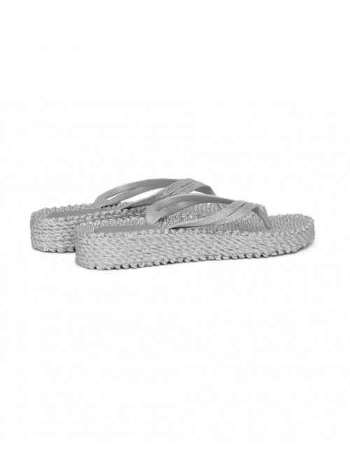infradito ilse jacobsen DONNA 710 SILVER - CHEERFUL13 vista posteriore