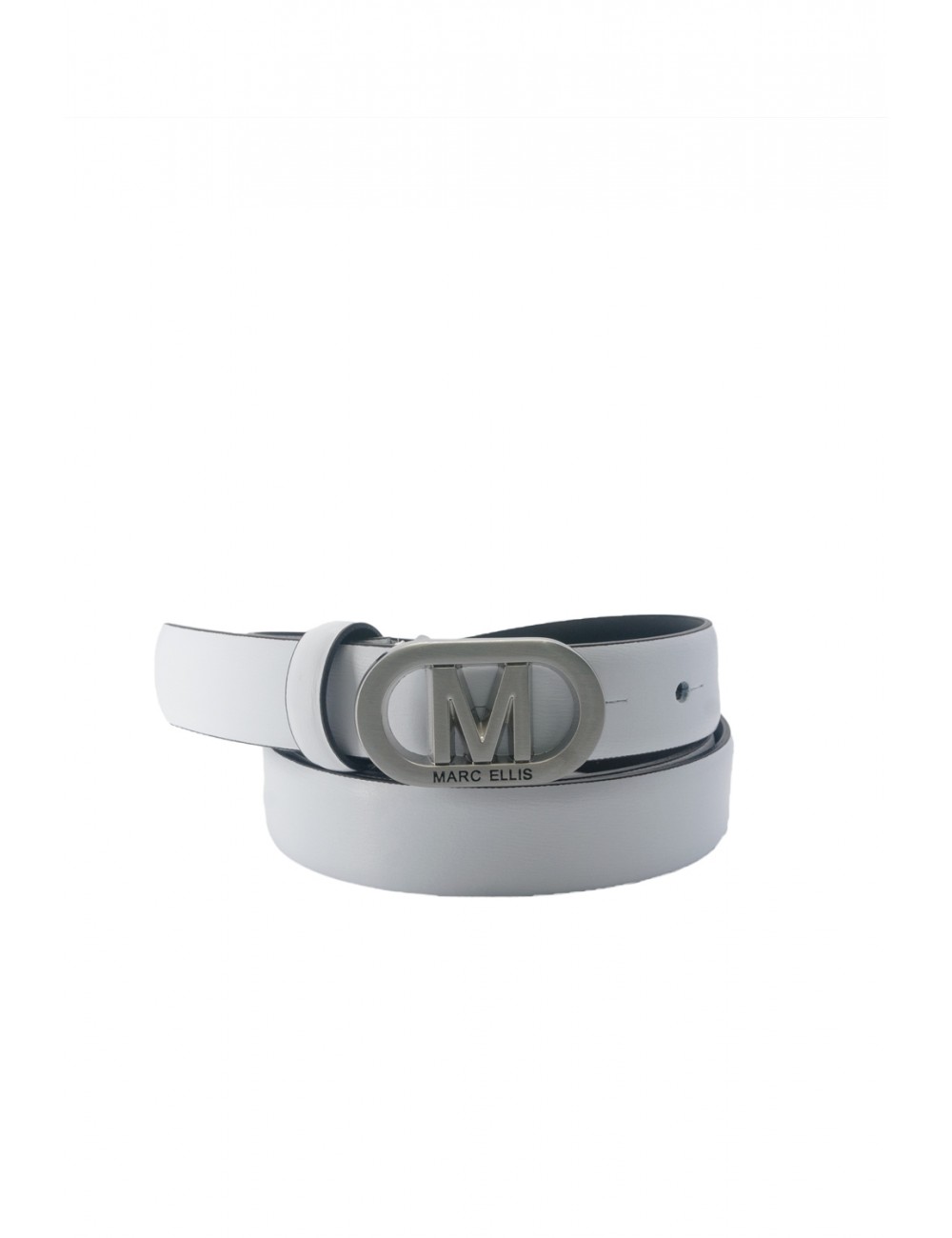 cintura marc ellis DONNA OFF BLANC E SILVER - ME BELT-173 BX vista frontale