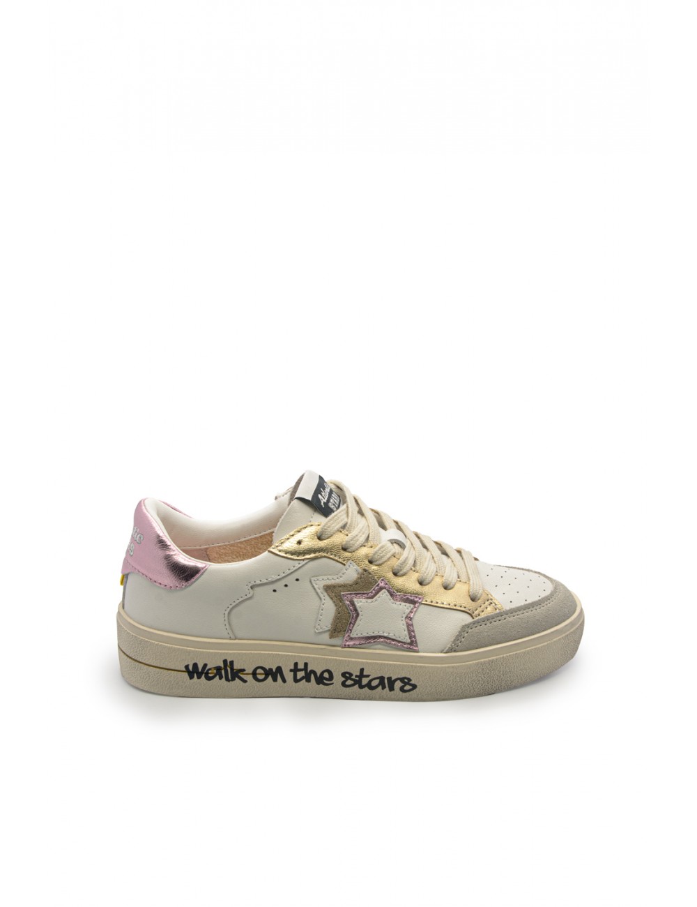scarpe atlantic stars DONNA WHITE - ATLA3010W-0100 vista laterale