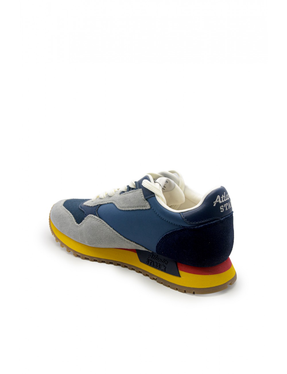 scarpe atlantic stars UOMO 0526 GREY E BLUE - DRAC1010 vista posteriore