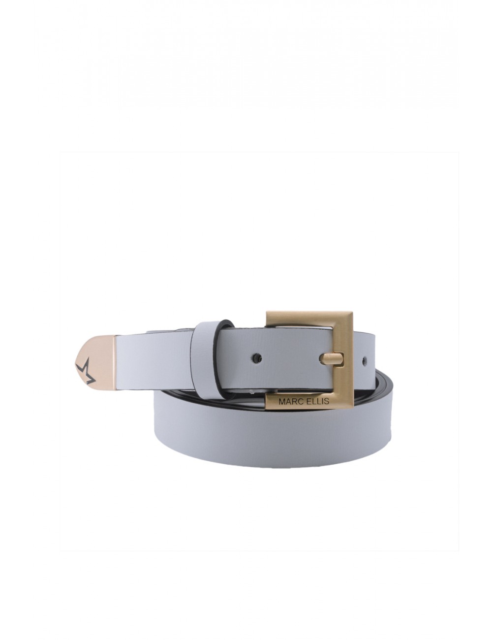 cintura marc ellis DONNA OFF BLANC E GOLD - ME BELT-176 BX vista frontale