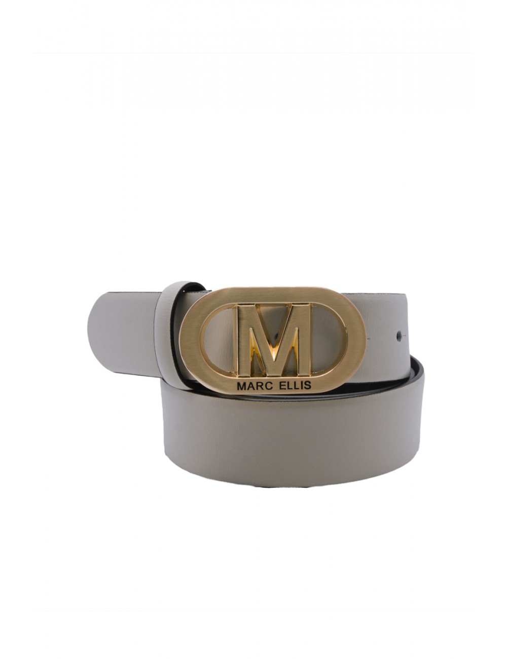 cintura marc ellis DONNA BEIGE E GOLD - ME BELT-175 BX vista frontale