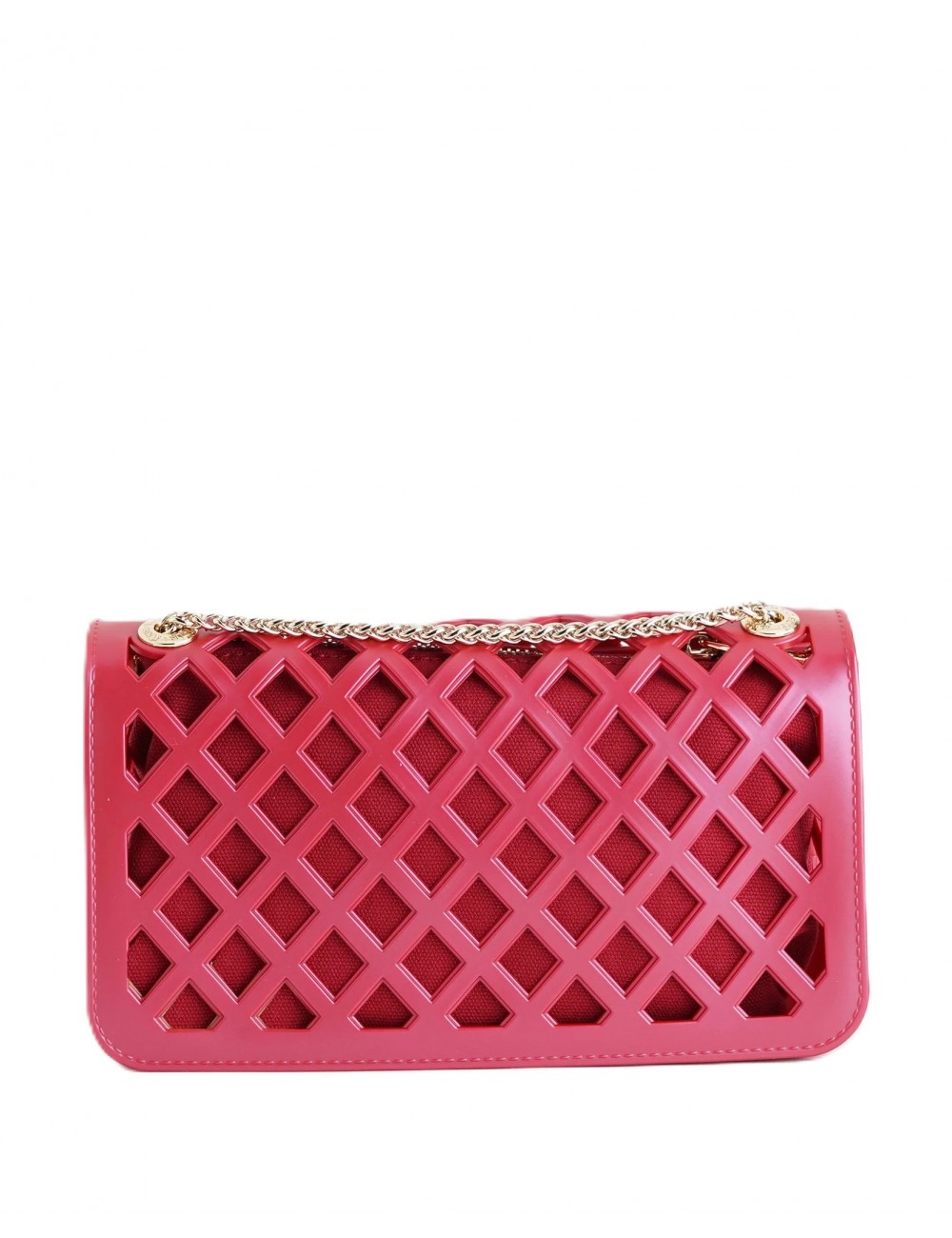 borsa marc ellis DONNA FRAGOLA E ORO ROCOCCO RED/LIGHT GOLD - FLAT BASKET vista posteriore
