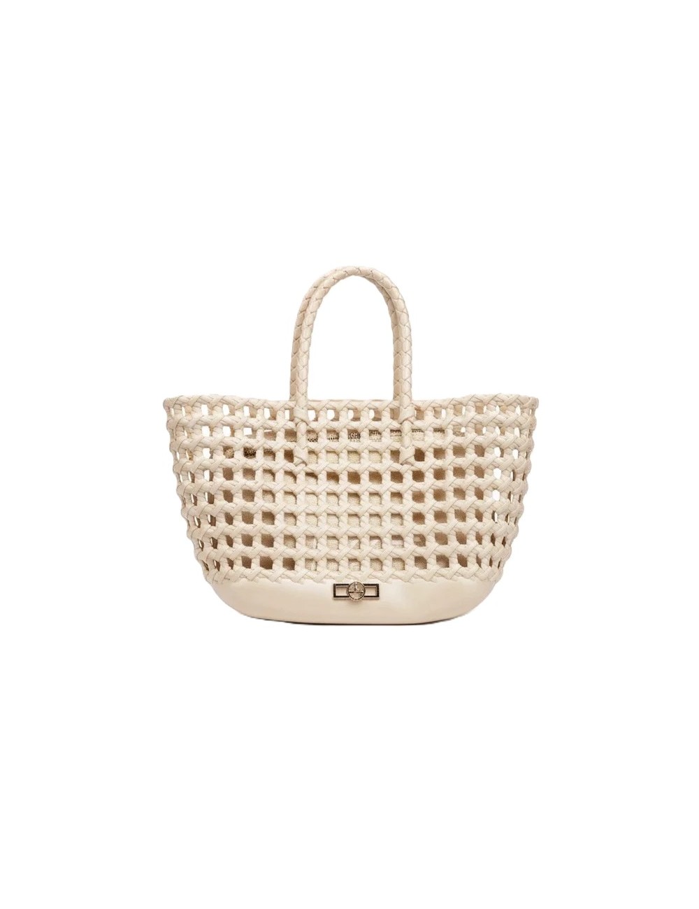 borsa marc ellis DONNA BEIGE E LIGHT GOLD - FLAT SUNSET vista frontale