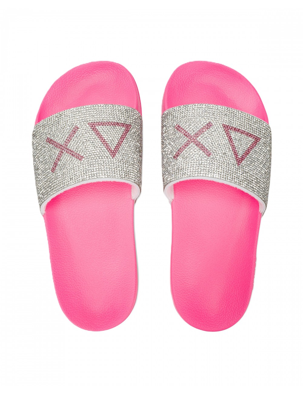 ciabatte sun68 DONNA 62 FUXIA FLUO - X36211 vista frontale