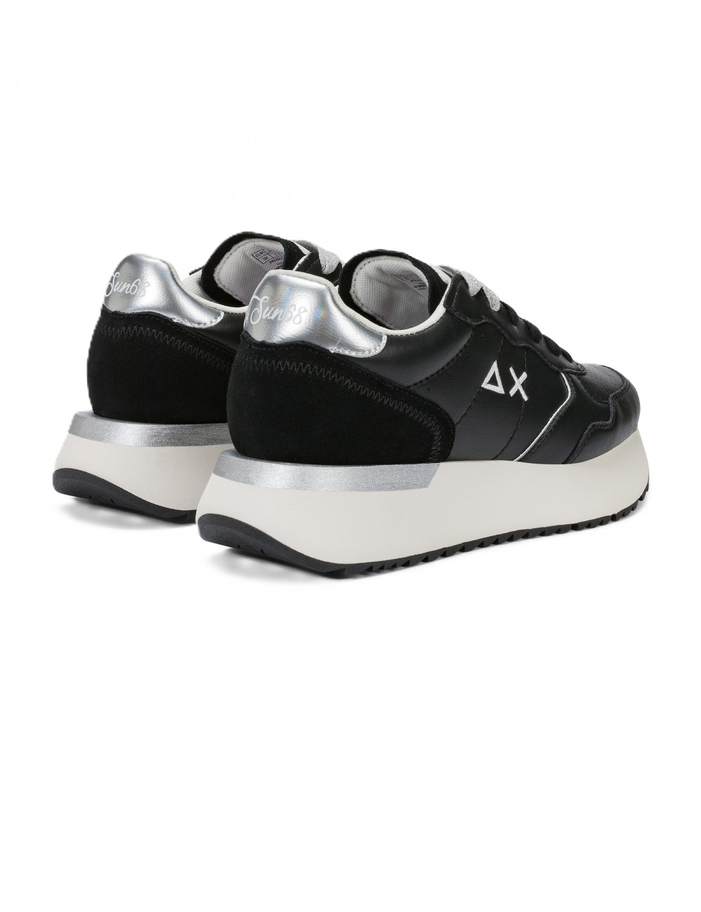 scarpe sun68 DONNA 11 NERE - Z36210 BIG ALLY LEATHER vista posteriore