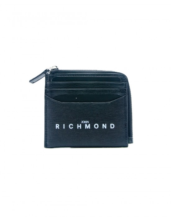 portacarte john richmond UOMO BLACK - JR-W141 vista frontale