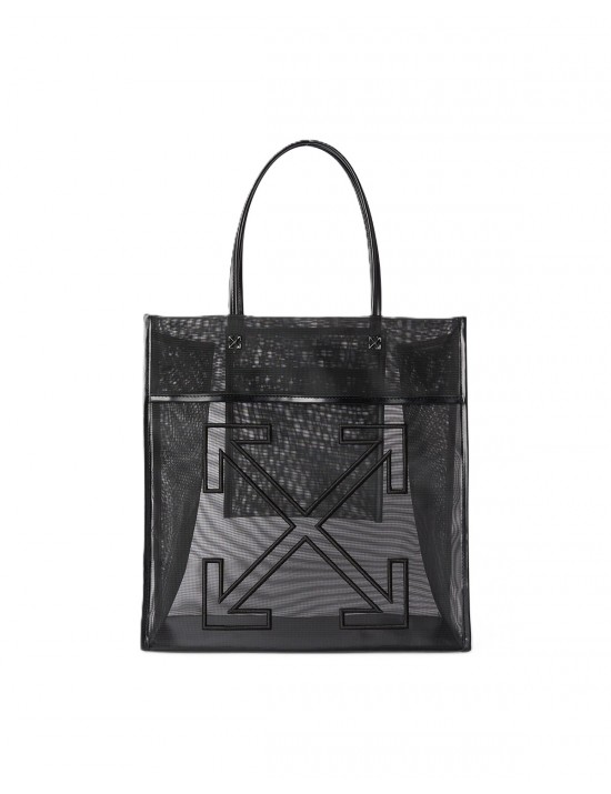 borsa off-white DONNA BLACK-BLACK - OWNA23FS26FAB0011010 vista frontale