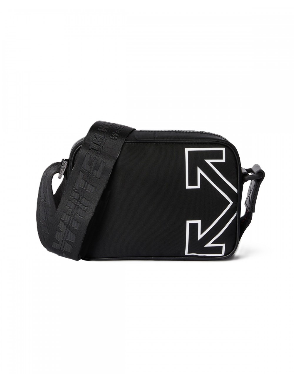 borsa a tracolla off-white UNISEX BLACK-WHITE - OMNQ09EC99FAB0011001 vista frontale