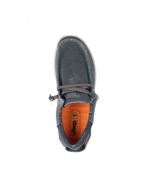 scarpe jeep UOMO 100 BLUE - SAMOA WALLABEE KNIT - JM61115A vista superiore